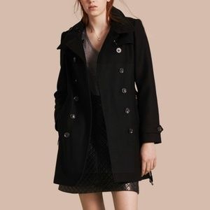 Burberry belted wool trench